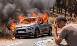 Incendio San Martín de Valdeiglesias: el coche que originó el fuego